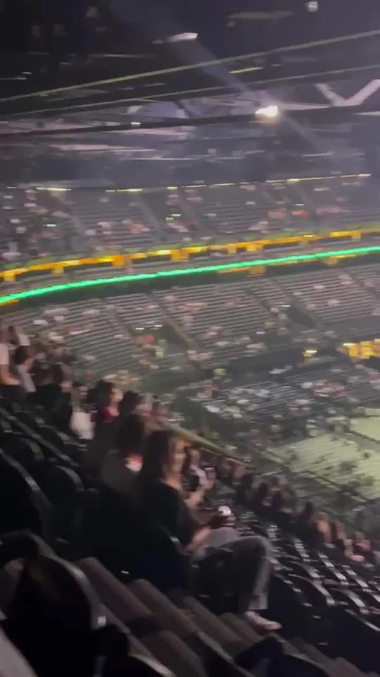 Vue depuis les places, Céline Dion, Gradins