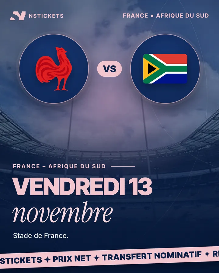 France – Afrique du Sud, Stade de France, 13 nov. 2026