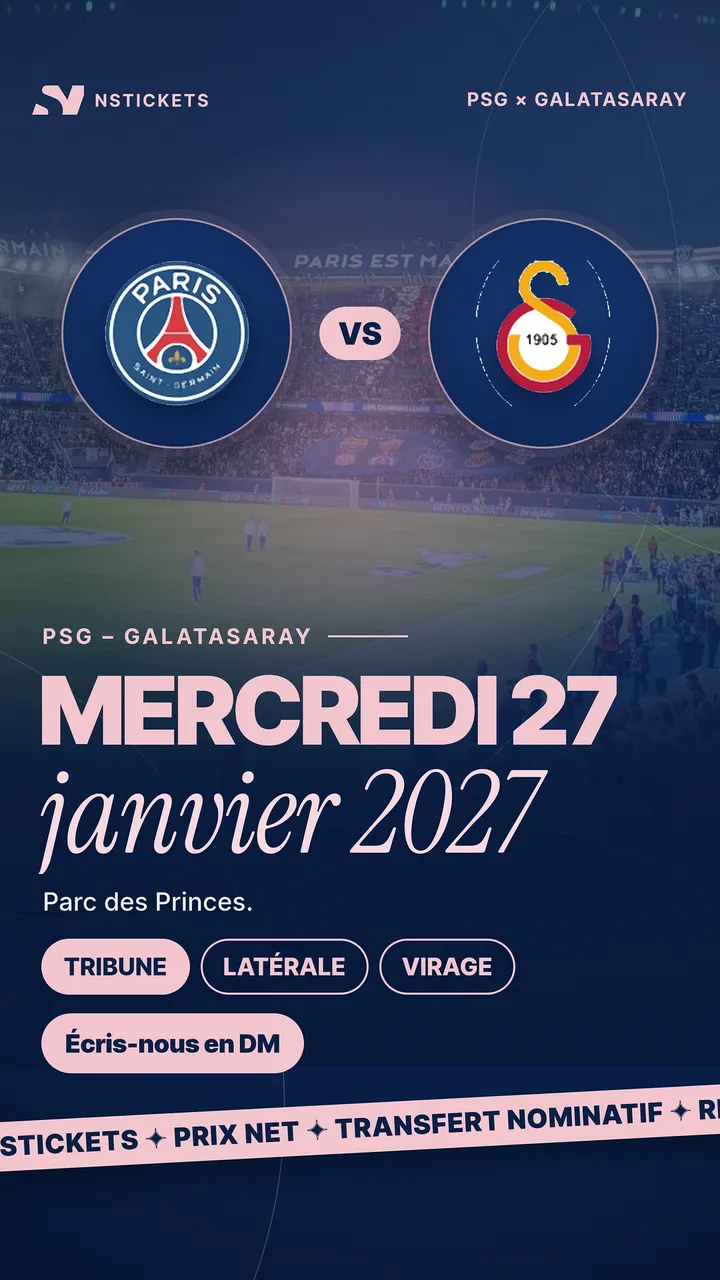 PSG – Galatasaray, Parc des Princes