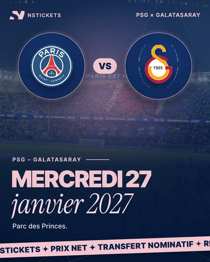 PSG – Galatasaray, Parc des Princes, 27 janv. 2027