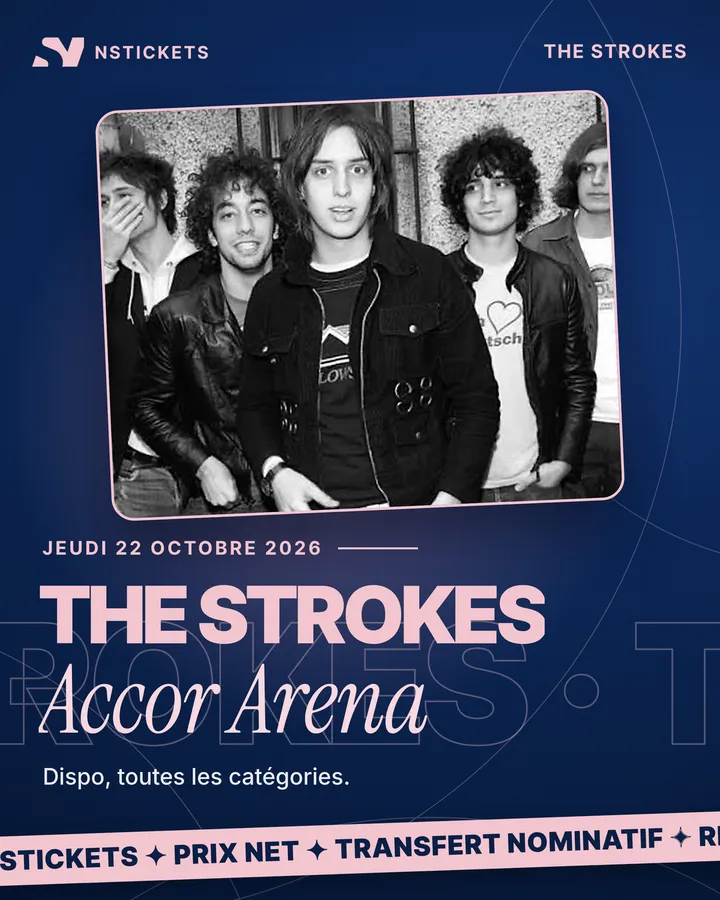 The Strokes, Accor Arena, 22 oct. 2026