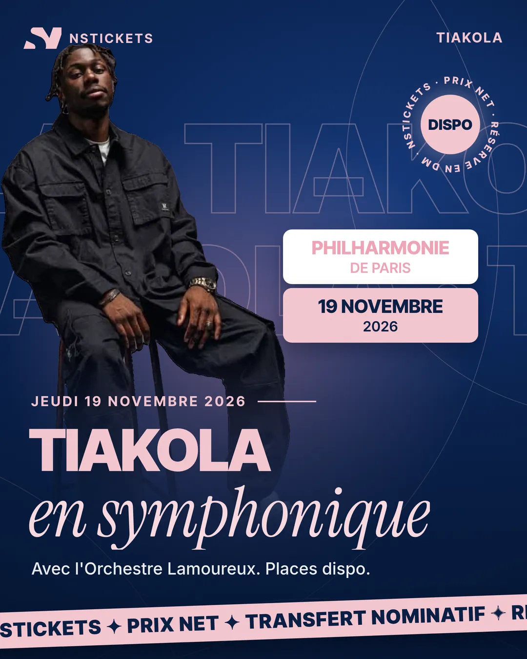 Tiakola en symphonique, Philharmonie de Paris, 19 nov. 2026